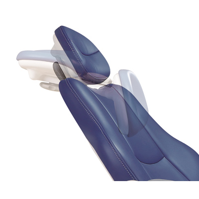 Double-jointed headrest