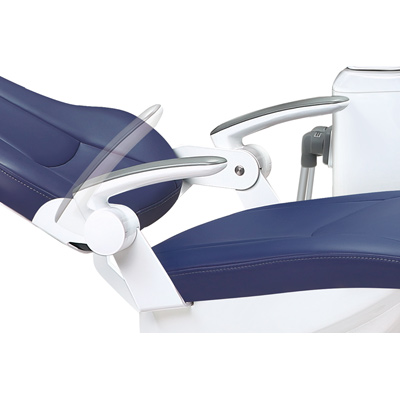 Rotary chair armrest